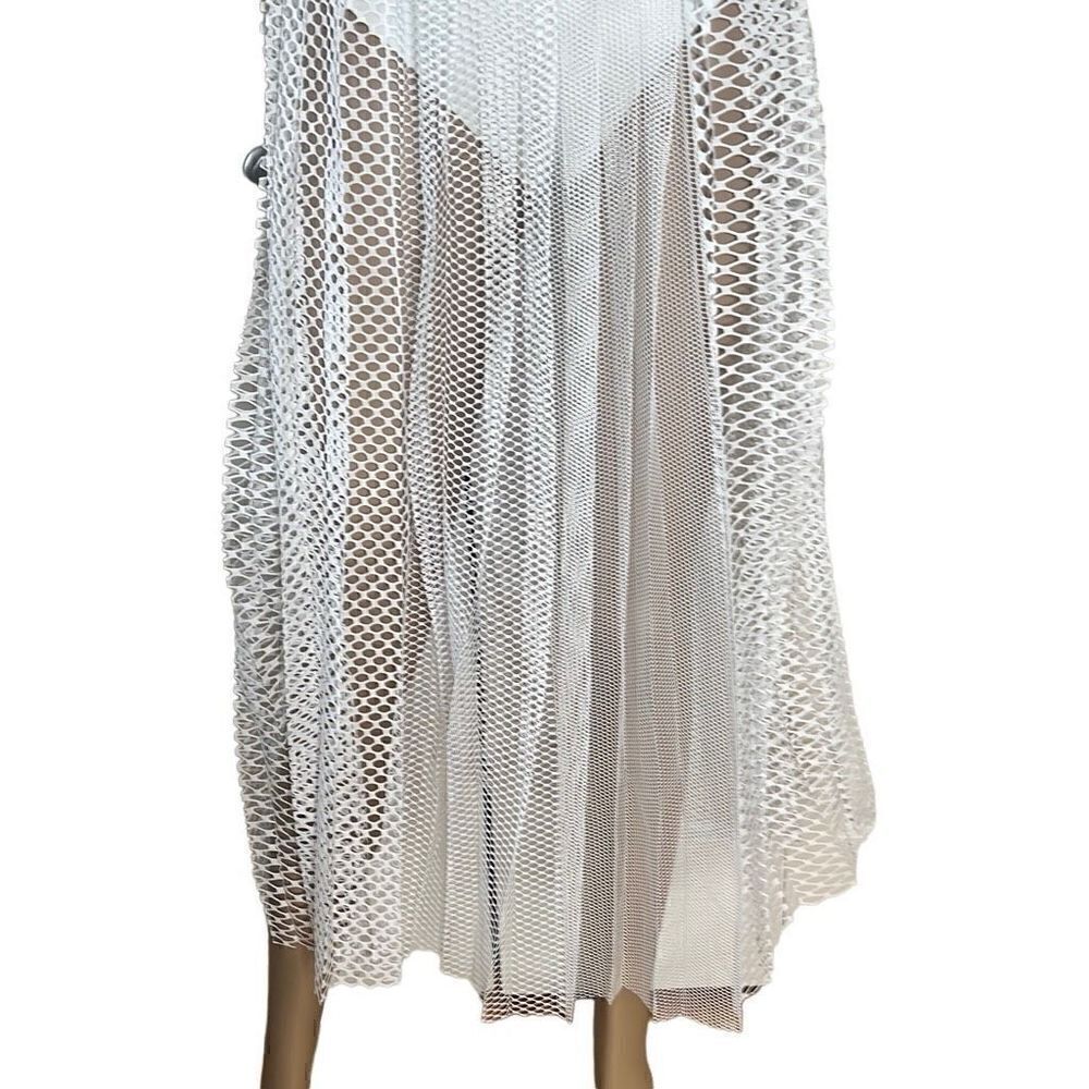 NWT Wolford Fading Net Skirt White L - Picture 8 of 16